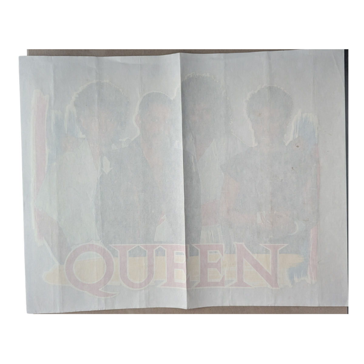 Queen - Vintage Iron-On Transfer & Merchandise Order Circa 1986Sheet