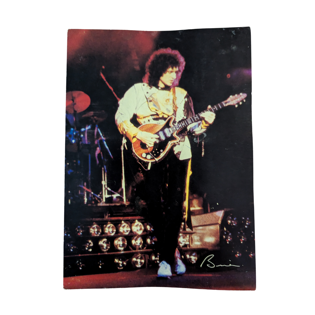 Queen - Set Of 4 Cards Full Colour with Pre-Printed Signatures