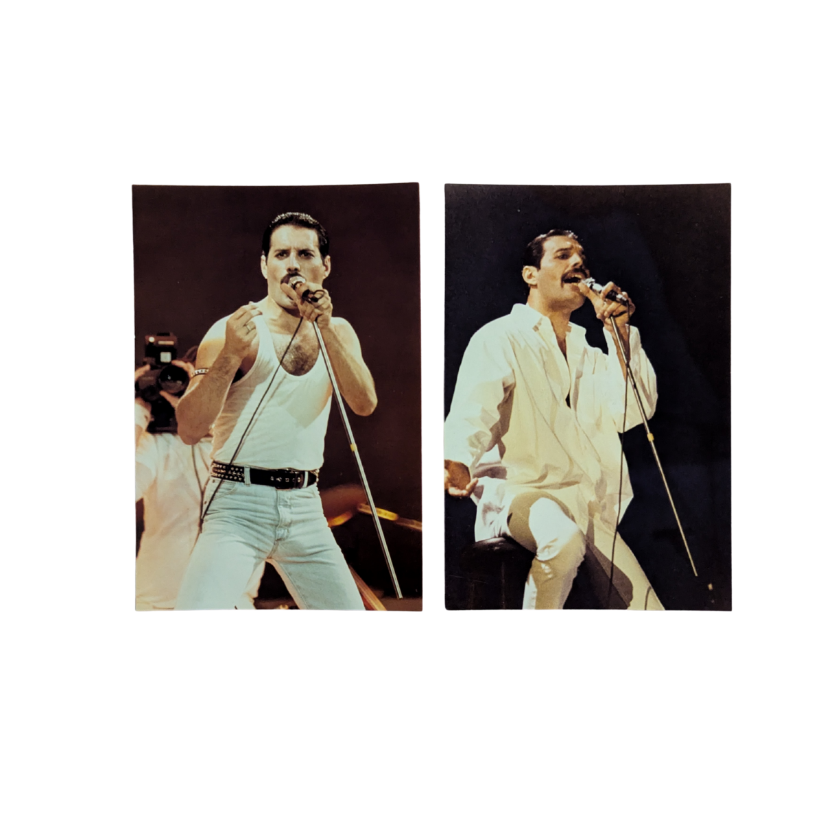 Queen - 3 Full Colour Postcards & 2 Full Colour Photos