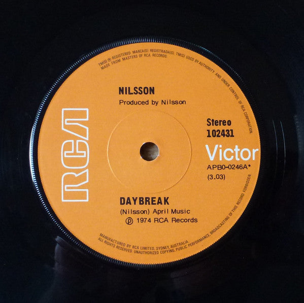 Nilson - Daybreak 7" Vinyl Single (Used)