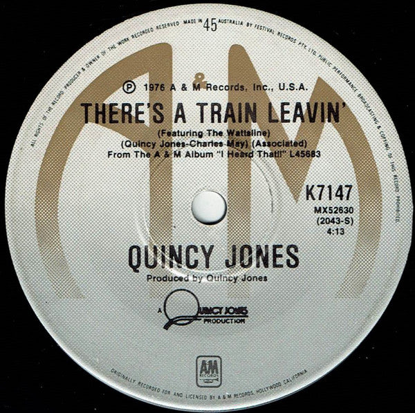 Quincy Jones - Stuff Like That 7" Vinyl Single (Used)