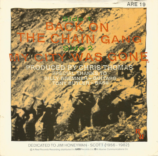 Pretenders - Back On The Chain Gang 7" Vinyl Single (Used)