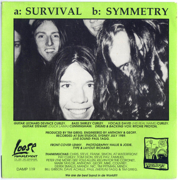 Proton Energy Pills - Survival 7" Vinyl Single (Used)