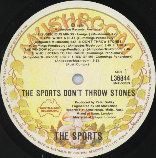 Sports - Don't Throw Stones Vinyl LP (Used)