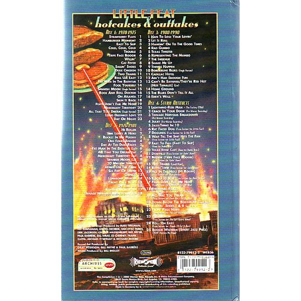 Little Feat - Hotcakes & Outtakes 4CD + Booklet Boxset (Used)
