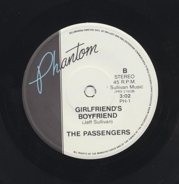 Passengers – Face With No Name 7" Vinyl Single (Used)