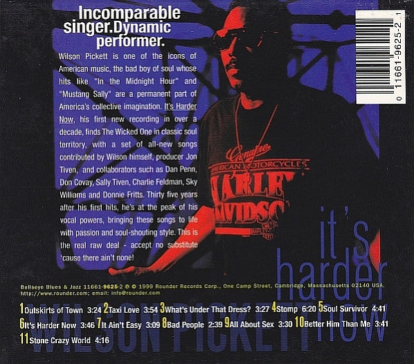 Wilson Pickett – It's Harder Now CD