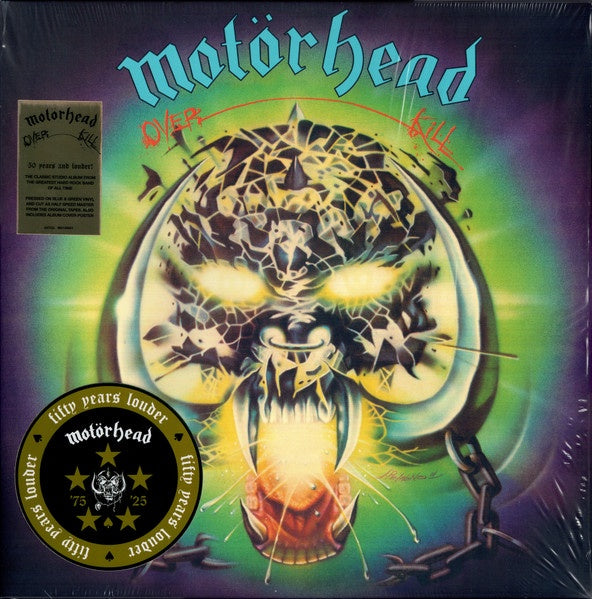 Motorhead – Overkill Blue & Green Coloured Vinyl LP