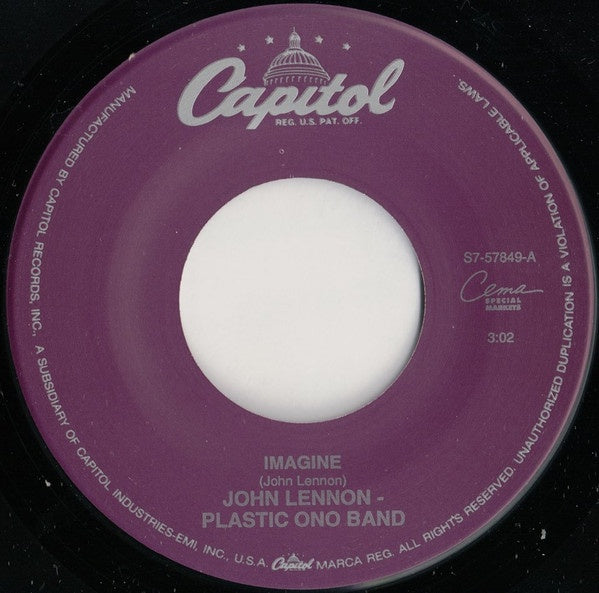 John Lennon - Imagine / It's So Hard 7" Vinyl