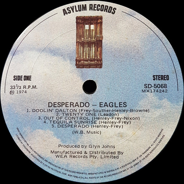 Eagles – Desperado Vinyl LP (Used)