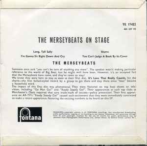 Merseybeats - On Stage 7" Vinyl EP (Used)