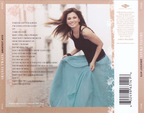 Shania Twain - Greatest Hits CD