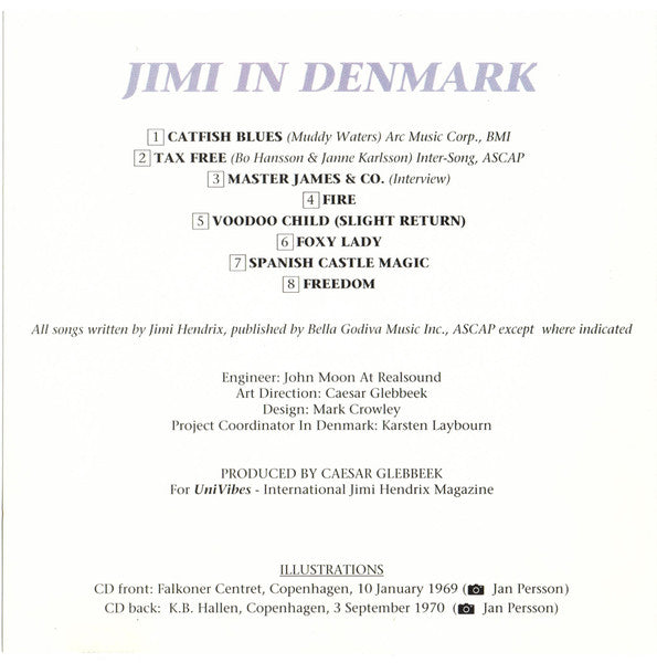 Jimi Hendrix - Jimi In Denmark CD + Magazine