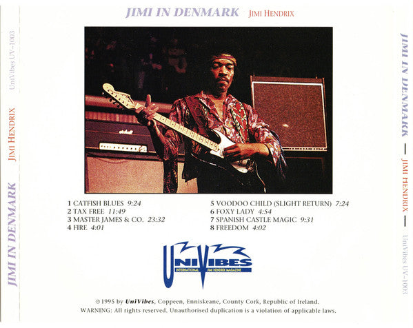 Jimi Hendrix - Jimi In Denmark CD + Magazine