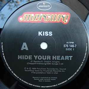 Kiss - Hide Your Heart 7" Vinyl Single (Used)