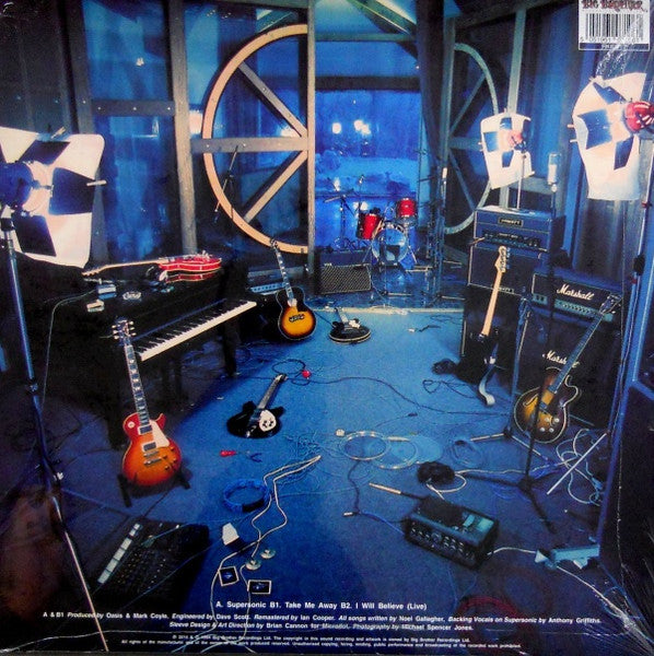 Oasis - Supersonic RSF2025 3 Track Vinyl 12" LP