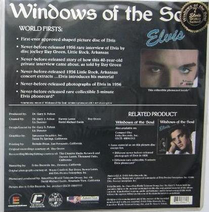 Elvis Presley - Windows Of The Soul Shaped Picture Disc 12" Single (Used)