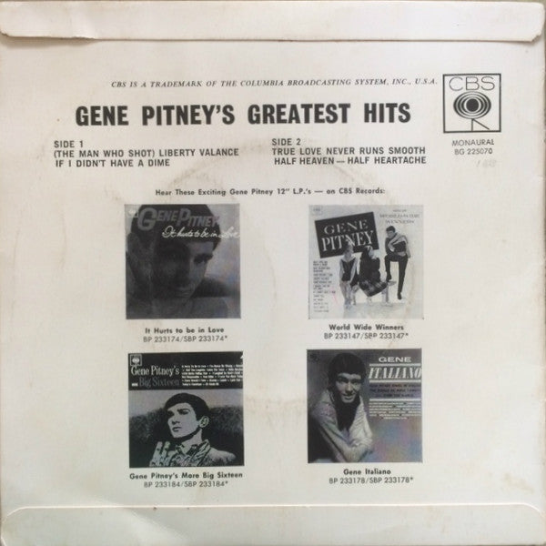 Gene Pitney - If I Didn't Have A Dime Vinyl EP (Used)