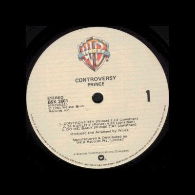 Prince - Controversy Vinyl LP (Used)
