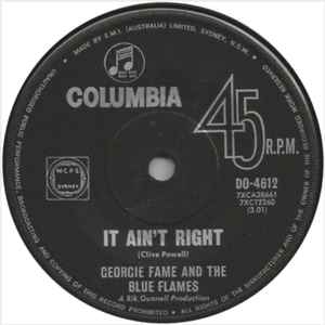 Georgie Fame & The Blue Flames - Like We Used To Be 7" Vinyl Single (Used)