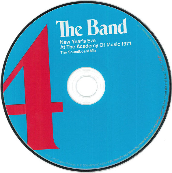 Band - Live At The Academy Of Music 1971 (The Rock Of Ages Concerts) Box Set 4CD + DVD