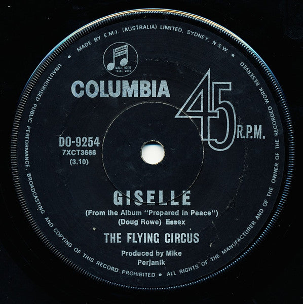 Flying Circus - Israel 7" Vinyl Single (Used)