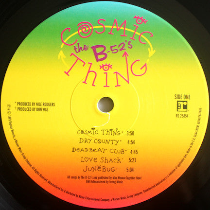 B-52's - Cosmic Thing Vinyl LP (Used)