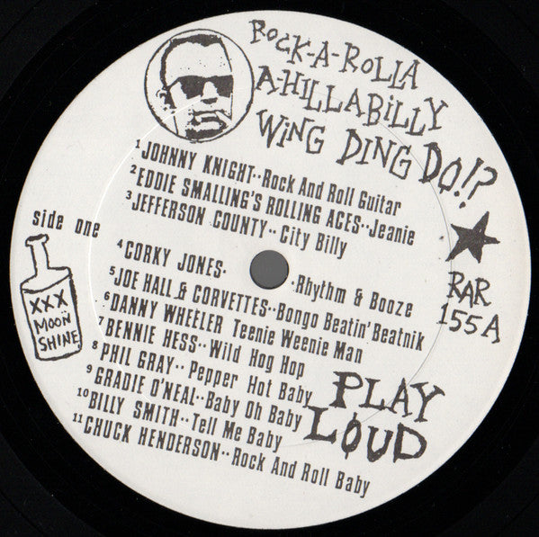 Various Artists - Rockarolla Ahillabilly Wing Ding Do - Red Hot Rock A Billy: 1955-1962 Vinyl LP (Used)