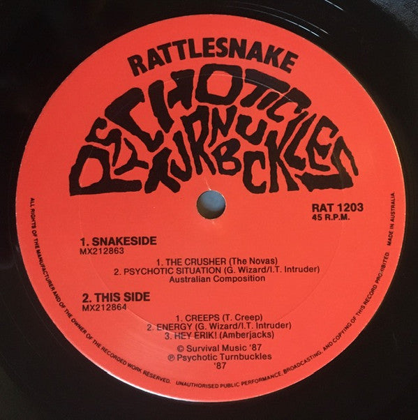 Psychotic Turnbuckles - Psychotic Turnbuckles Vinyl LP (Used)