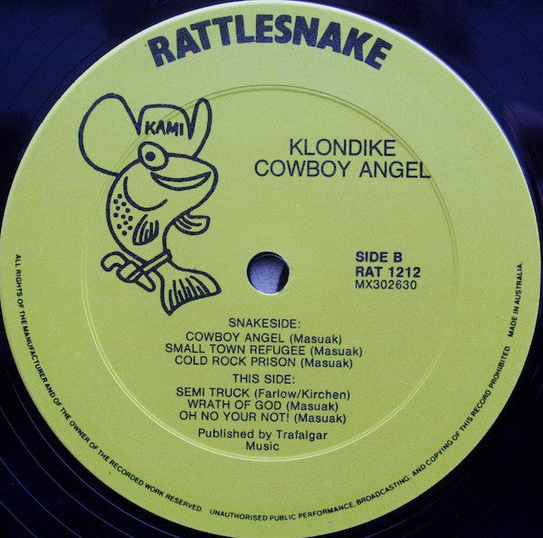 Klondike - Cowboy Angel 12" Vinyl Single (Used)
