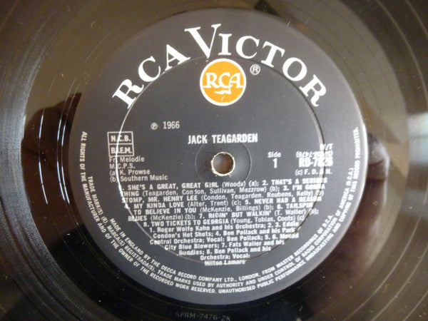 Jack Teagarden - Jack Teagarden Vinyl LP (Used)