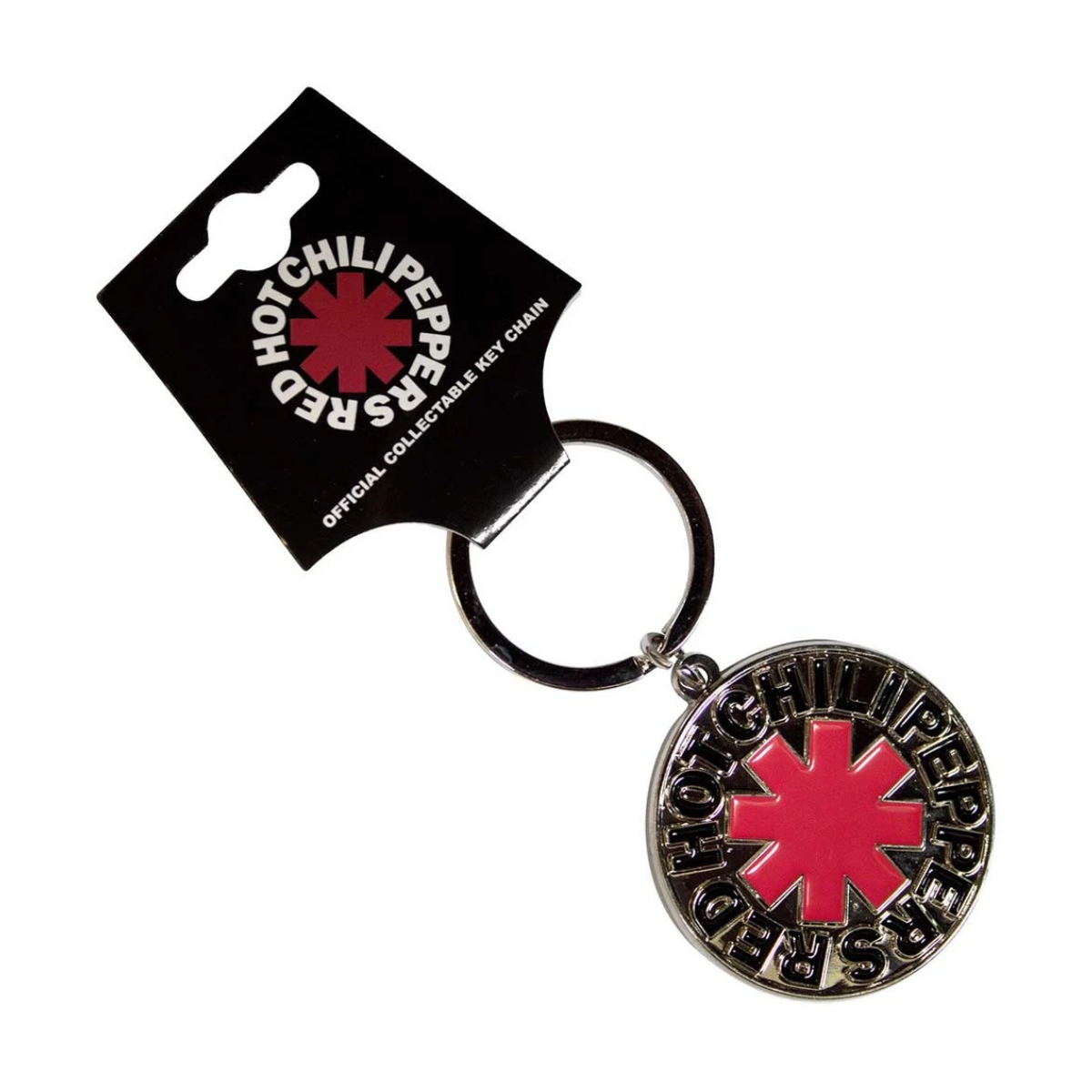 Red Hot Chili Peppers - Asterisk Logo Silver Keychain