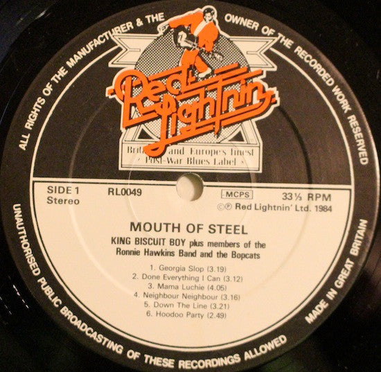 King Biscuit Boy - Mouth Of Steel Vinyl LP (Used)