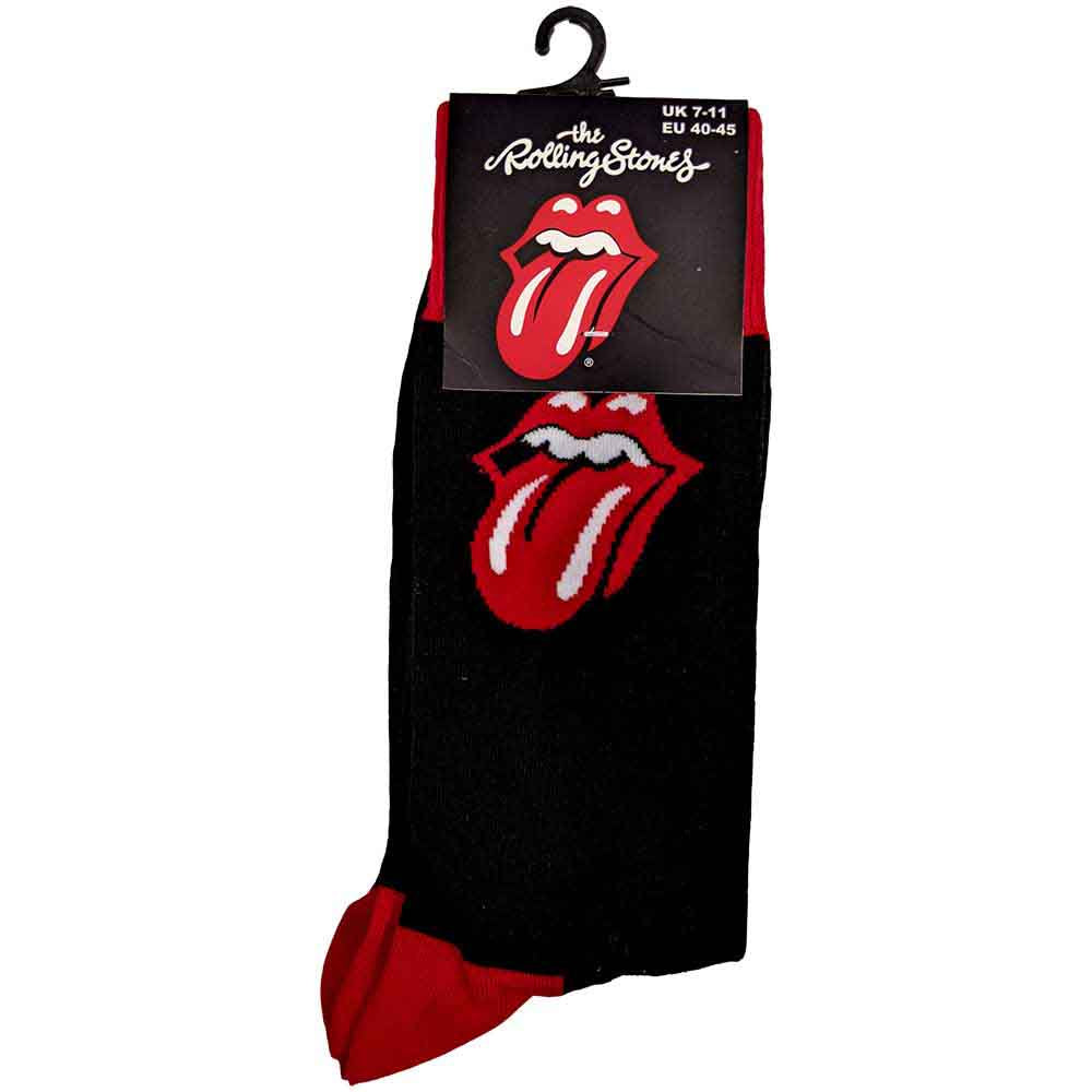 Rolling Stones - Classic Tongue Black Unisex Socks