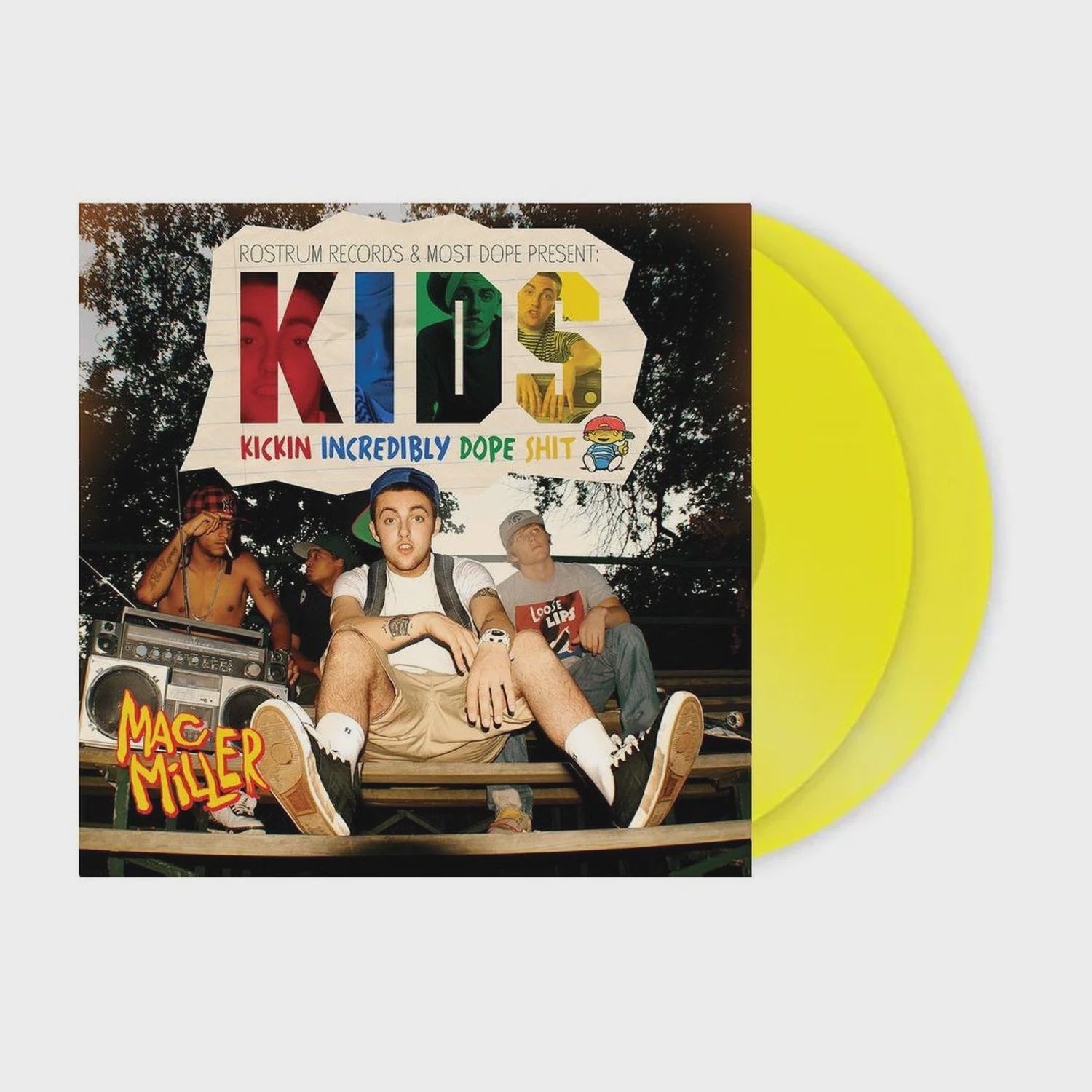 Mac Miller - K.I.D.S. Translucent Yellow Coloured Vinyl 2LP