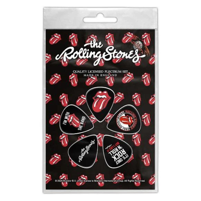 Rolling Stones - Tongue Plectrum Pack
