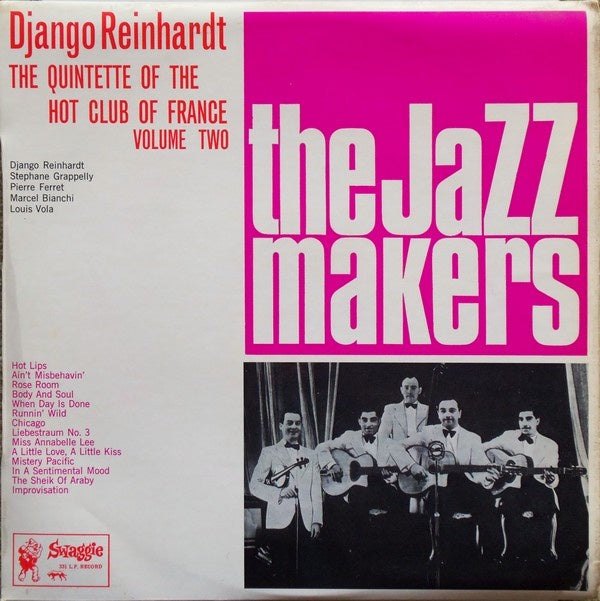 Django Reinhardt - The Quintette Of The Hot Club Of France Volume Two Vinyl LP (Used)