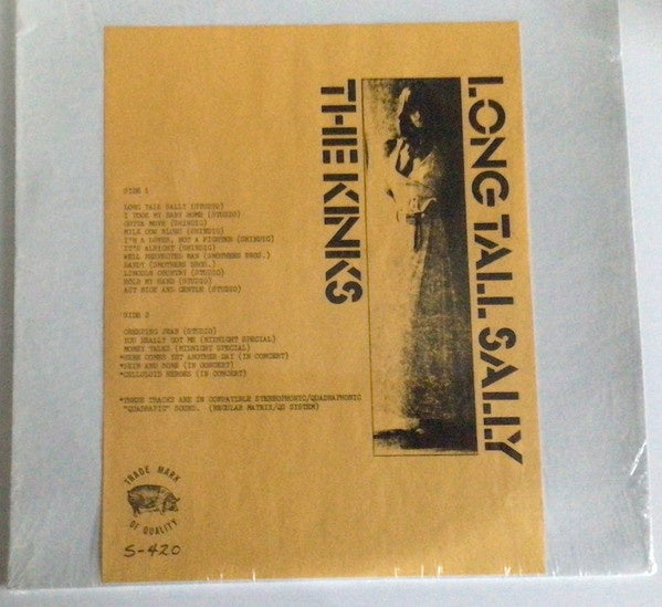Kinks - Long Tall Sally Vinyl LP (Used)