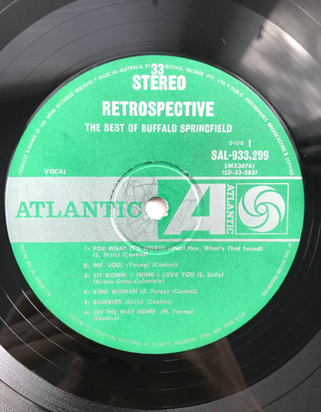 Buffalo Springfield - Retrospective: The Best Of Buffalo Springfield Vinyl LP (Used)