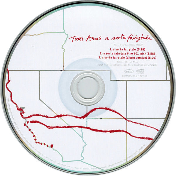 Tori Amos - A Sorta Fairytale 3 Track Promo CD Single