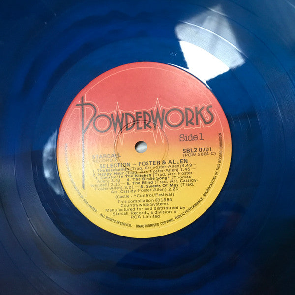 Foster & Allen - The Foster & Allen Selection Blue Coloured Vinyl 2LP (Used)