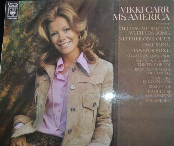 Vikki Carr - Ms. America Vinyl LP (Used)
