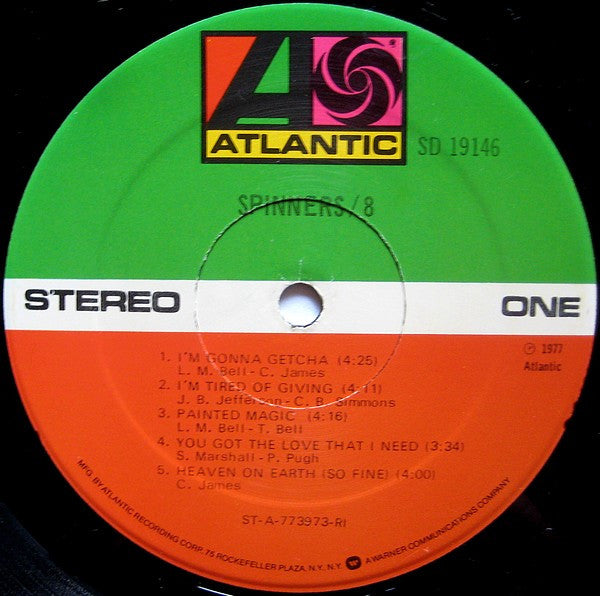 Spinners - Spinners/8 Vinyl LP (Used)