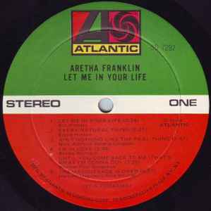Aretha Franklin - Let Me In Your Life Vinyl LP (Used)