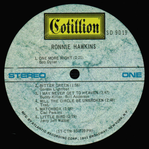 Ronnie Hawkins - Ronnie Hawkins Vinyl LP (Used)
