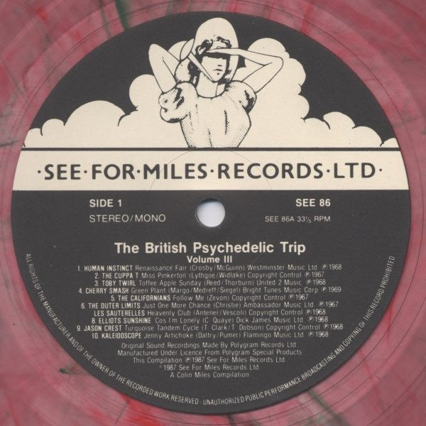 Various Artists - The British Psychedelic Trip Vol. 3 1966-1969 Pink/Green Coloured Vinyl LP (Used)