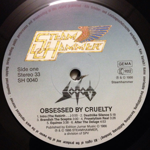 Sodom - Obsessed By Cruelty Vinyl LP (Used)