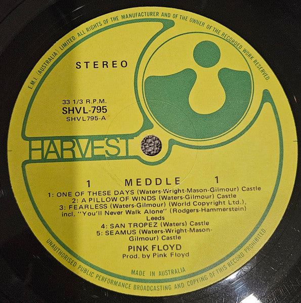 Pink Floyd - Meddle Vinyl LP (Used)