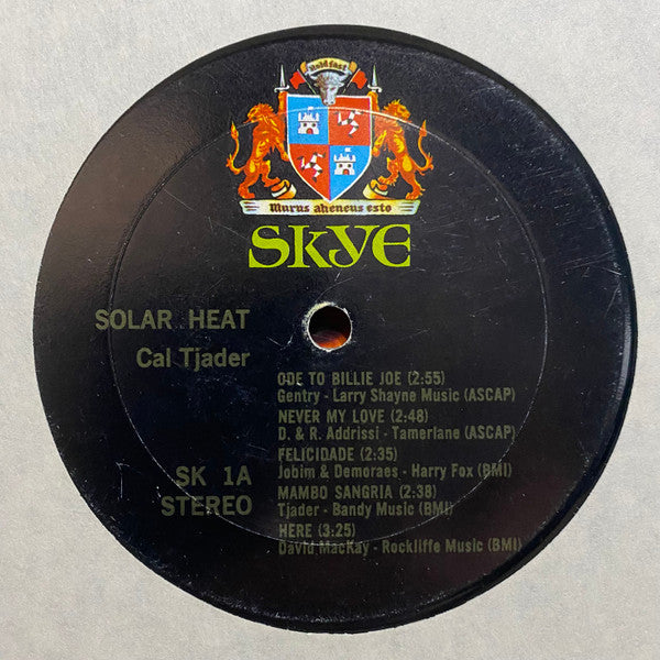 Cal Tjader - Solar Heat Vinyl LP (Used)