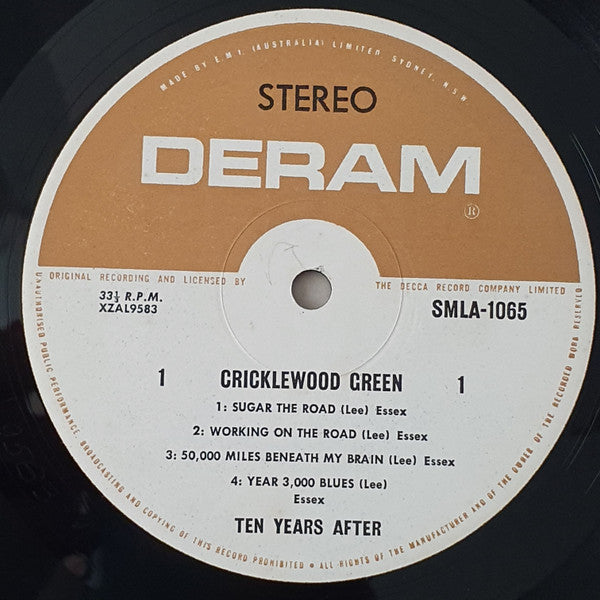 Ten Years After - Cricklewood Green Vinyl LP (Used)